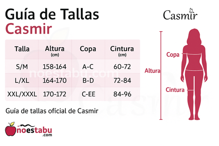 Guia de Tallas Casmir