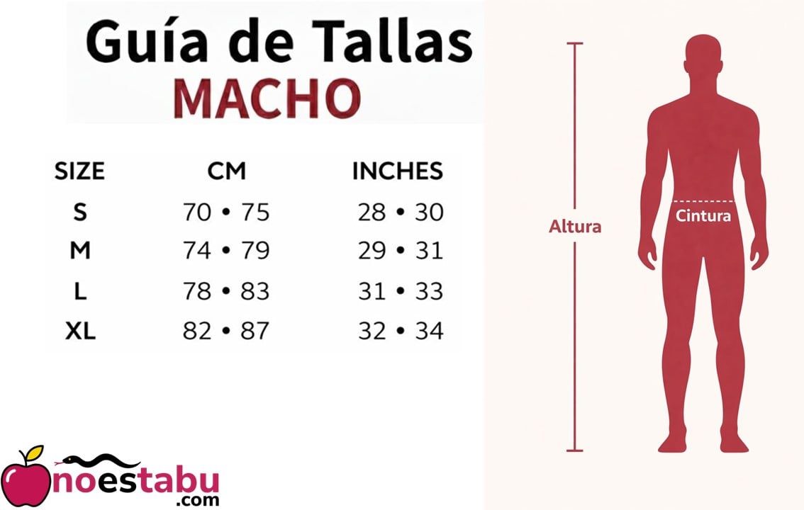 Guia de Tallas MACHO