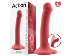  Dildo Flexible de Silicona con ventosa 19cm
