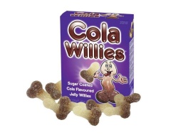 lenceria y gominolas comestibles