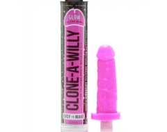 CW Vibrador clonador rosa luminiscente
