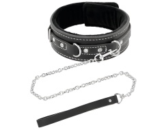 Collar Leather con Correa