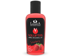 gel estimulante comestible efecto calor - fresa 100 ml imagen 1