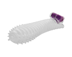 Funda Texturada Pene Con Bala Vibradora