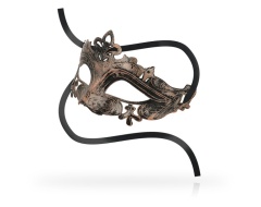 Antifaces Venecianos Unisex Color Cobre imagen 1