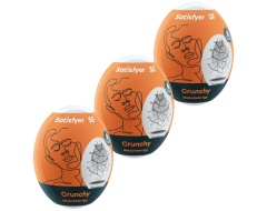 Satisfyer 3 Huevos Masturbadores - Crunchy
