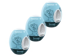 Satisfyer 3 Huevos Masturbadores - Savage