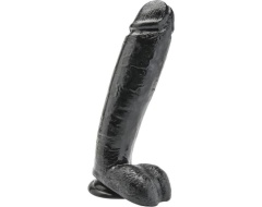 Dildo Negro de 25.5 cm