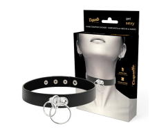 Choker Cuero Vegano - Doble Anilla imagen 1