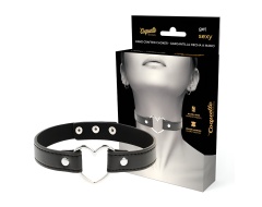 Collar Cuero Vegano Accesorio Woman Corazón imagen 1
