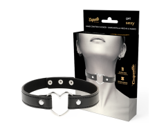 Collar Cuero Vegano Accesorio Woman Corazón imagen 1