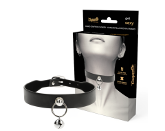 Collar Cuero Vegano Accesorio Woman Cascabel imagen 1
