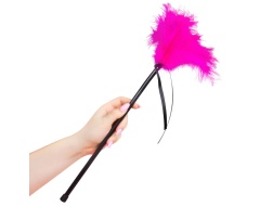 Pluma para caricias y cosquillas Rosa