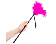 Pluma para caricias y cosquillas Rosa