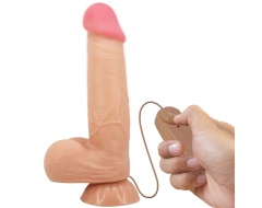 Sliding Skin Series Dildo Realístico Con Ventosa Piel Deslizante Natural 21.8 Cm