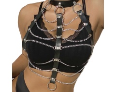 Arnés De Pecho Cadenas Cuero