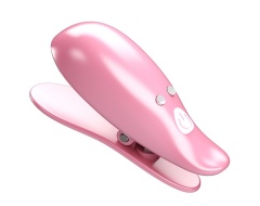 Leaf Pinzas Vibratorias Para Pezones Rosa