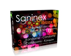 SANINEX preservativos rugosos 3 UDS