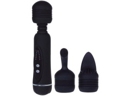 Vibrador Wand con cabezales