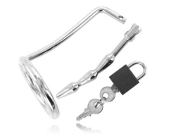 METALHARD Anillas de castidad con Stop Uretra