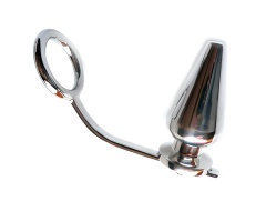 Anillo de Acero con Plug Anal