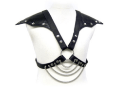 Arnés BDSM Cadenas Metálicas y hombrera