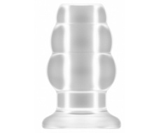 ST plug anal hueco mediano transparente 10x6 cm