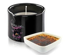 Vela Erótica para masaje Íntimo crema brulée 120 ml imagen 1