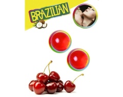 SECRET Gel Lubricante cereza en bola 2 Unidades