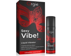 Vibrador liquido con efecto calor Orgie 15 ml