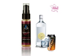 Lubricante Silicona Sabor vodka con red bull 35 ml