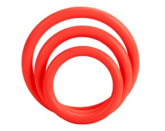 Set tres anillas rojas erección