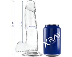 Consolador Transparente de 20CM X 4.5CM
