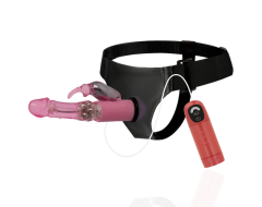 Arnés con Vibrador Rotador 16 cm
