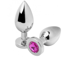 Plug Anal con Joya Rosa 3.3 X 7.62CM