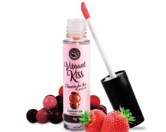 Gloss Efecto Vibrador y Sabor chicle de fresa