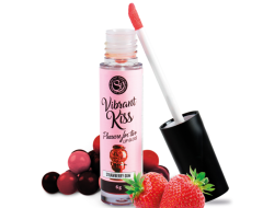 Gloss Efecto Vibrador y Sabor chicle de fresa