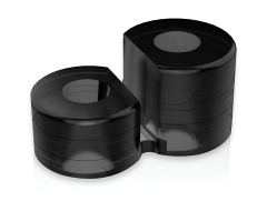 Anillo Elástico Pene y Testículos PR09 NEGRO