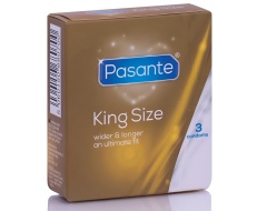 Pasante - Preservativos King Más Largos Y Anchos 3 Unidades