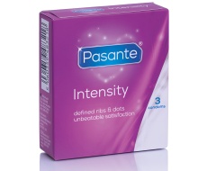 Preservativos  Puntos Y Estrías Intensity 3 Unidades