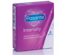 Preservativos  Puntos Y Estrías Intensity 3 Unidades