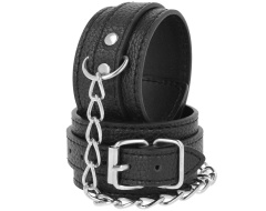 Esposas Leather Negras
