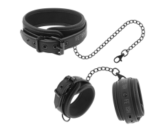 Esposas con Collar CUERO VEGANO