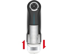 Jamyjob Milker Stroker: Automasturbador Up Down con Sonido y Ventosa