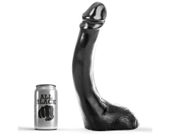 Mega Dildo Negro de 29 cm