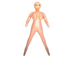 Muñeca Hinchable Tetona con 3 Orificios de Placer