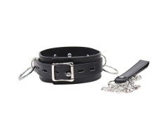 Collar de Sumisión con Anillas: Control y Placer BDSM