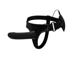 Arnés Hueco con Pene Negro 17.3 Cm