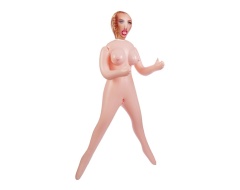 Muñeca hinchable para bromas y despedidas