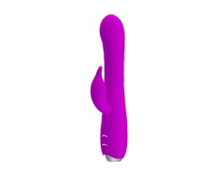 Vibrador Rotador Recargable de Silicona